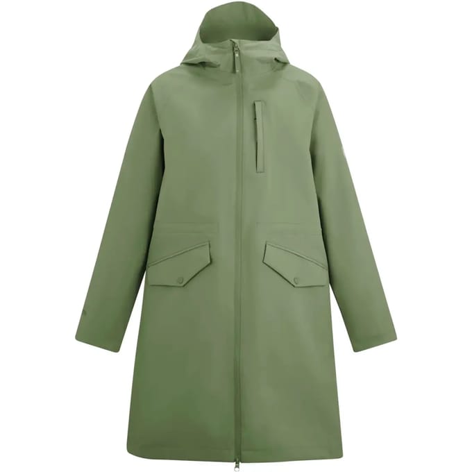 Levita Longline Waterdichte Jas met Capuchon voor Dames