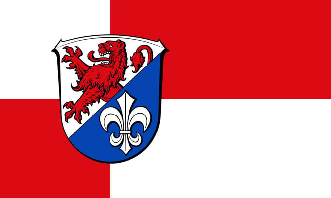 Vlag Hattersheim am Main 100x150cm