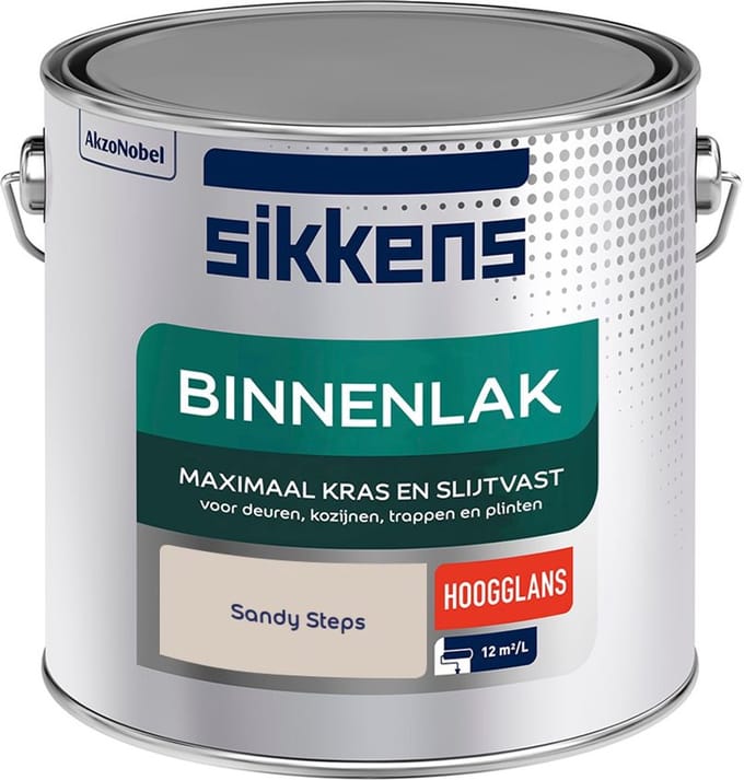 Sikkens - Binnenlak Hoogglans - Sandy Steps - Mengverf - 2,5 L