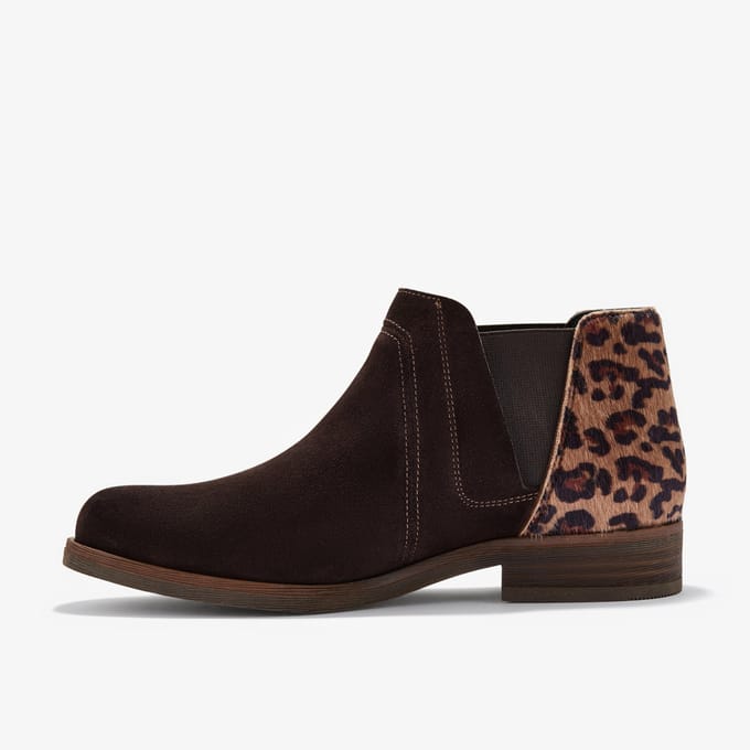 Demi2 Beat Donkerbruine Suède Boots
