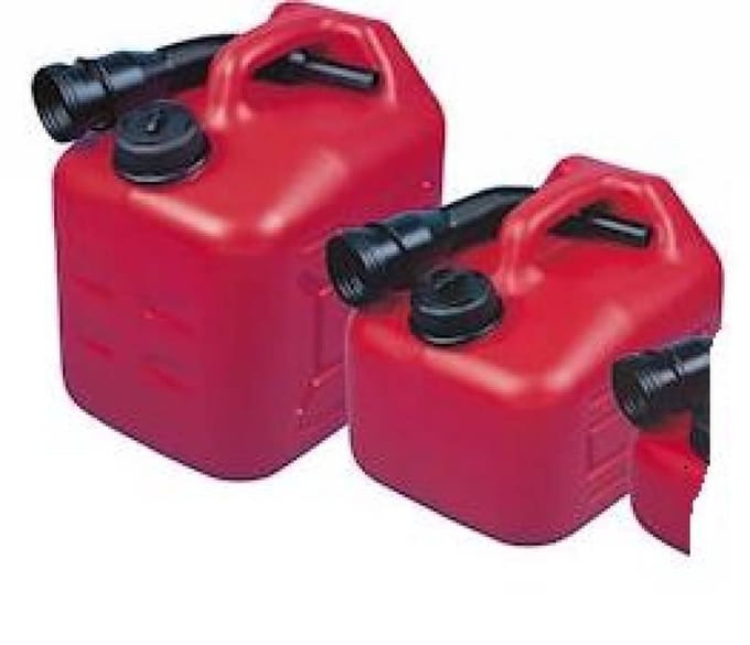Nuova Rade Jerrycan Met Schenktuit Rood 5 Liters