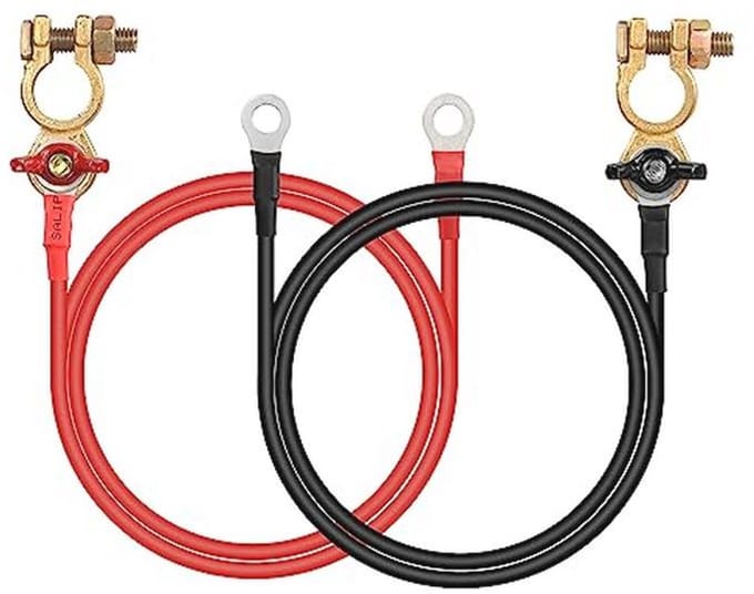 Batterij Terminal Connectors Kabel 10AWG voor Auto, Marine en Solar