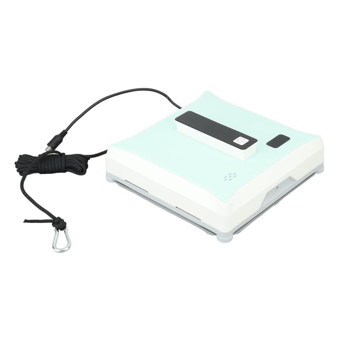 Machine de Nettoyage de Vitres Intelligente Double Pulvérisation d'Eau Télécommande Robot Nettoyeur de Vitres 100?240 V white