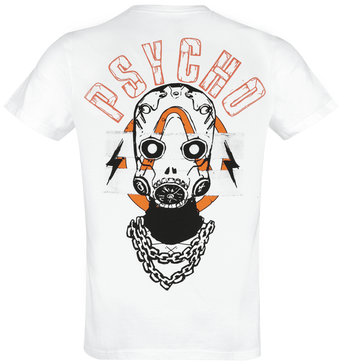 Difuzed Borderlands 3 Psycho Punk T-Shirt Wit-Maat S (Diversen) Nieuw