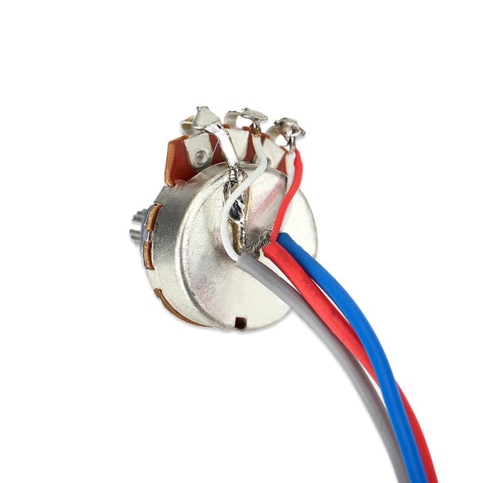 3-weg Voorgeschakeld Schakelaar Bedradingsset voor Dubbel Elektronisch Circuit Elektrische Gitaar gray
