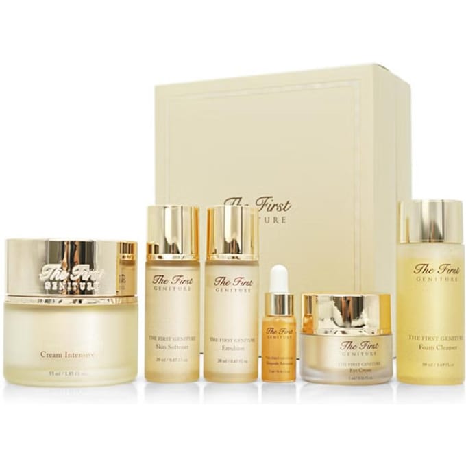 O HUI The First Geniture Cream Intensieve Set 6 stuks Koreaanse Luxe Merk Winkel beige