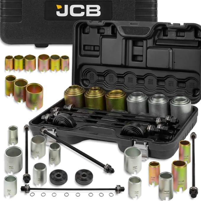 JCB Gereedschapskoffer - 26-delig - Staal - Transporteerbaar