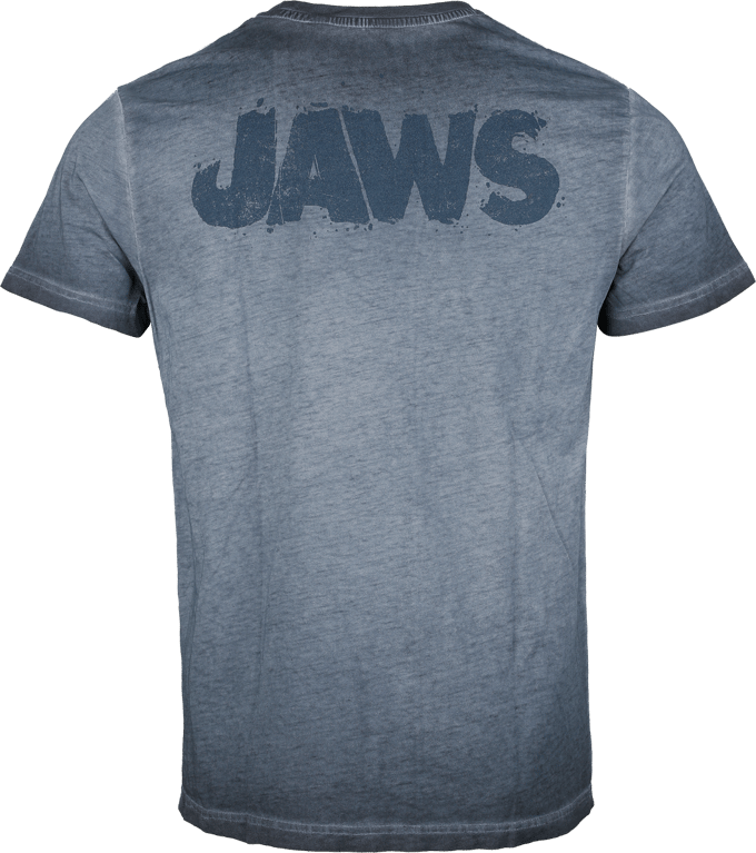 Jaws T-shirt - Jaws - Poster - S tot M - voor Mannen - blauw