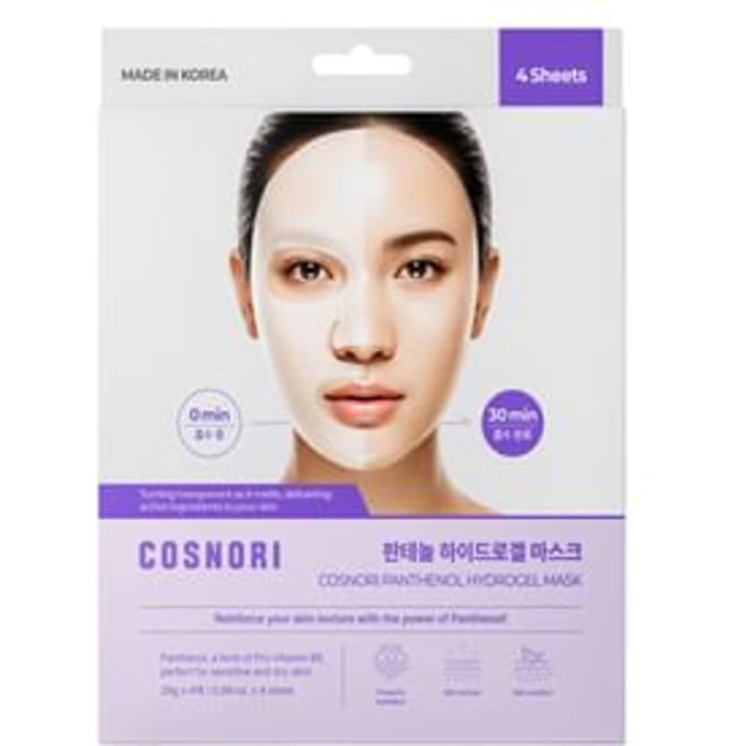 COSNORI - Panthenol Hydrogel Mask Set 2026 Version - 28g x 4 sheets