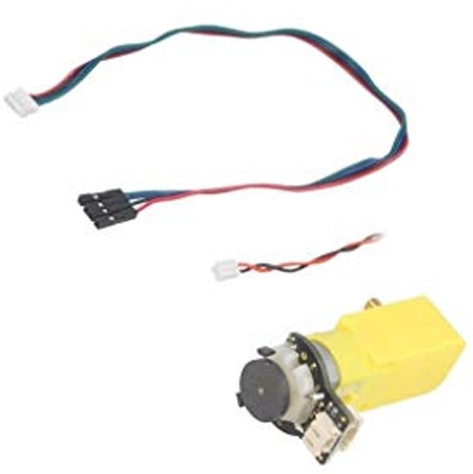 DC Motor met Encoder en Tandwielkast 3-7,5VDC 2,8A
