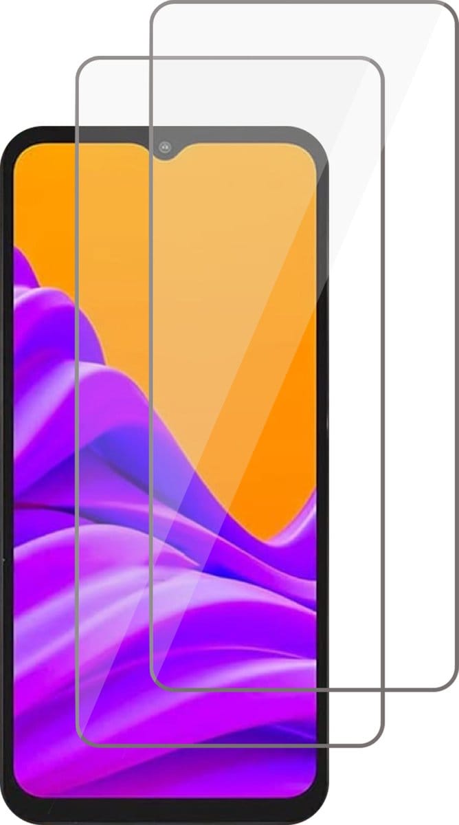 Screenprotector geschikt voor Samsung Galaxy Xcover Pro 2 - Gehard Glas Beschermglas Tempered Glass Screen Protector - 2 Stuks