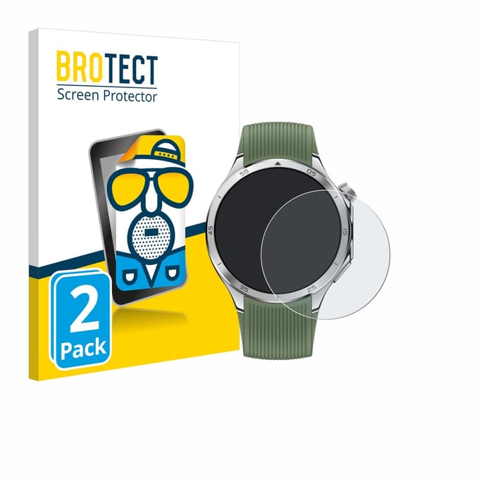 BROTECT - Screenprotector voor OnePlus Watch 3 - Folie Beschermfolie matte 2 Stuks