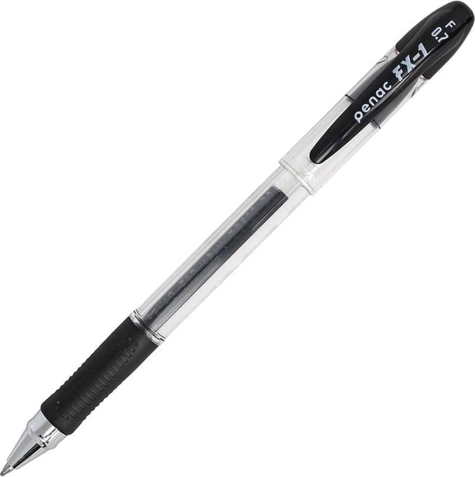 De Penac FX-1 - Gel Pen - 0.7mm - Zwarte Inkt