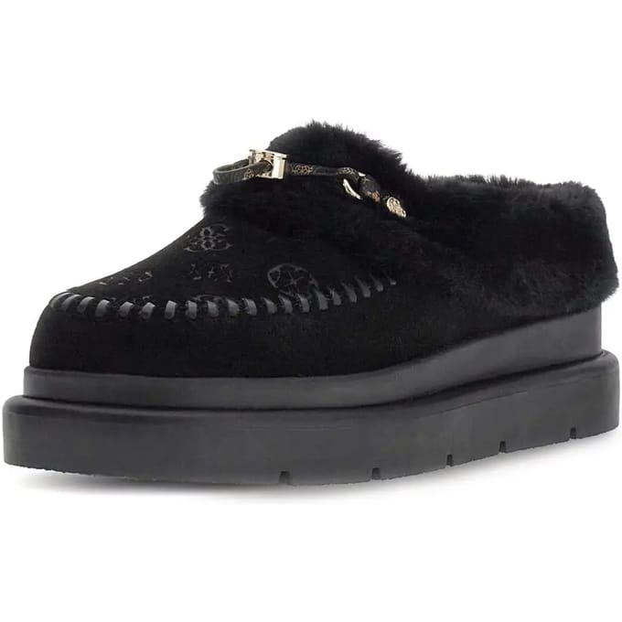 Guess Dames Mocassin Zwart FLFKEYLEA19/BLK Kendry