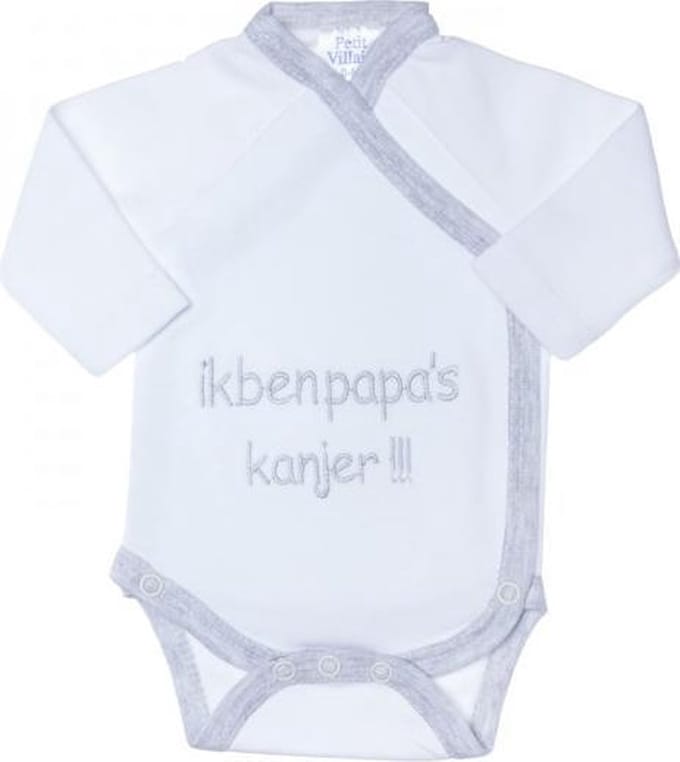 Petit Villain romper - Ik ben papa's kanjer!!!