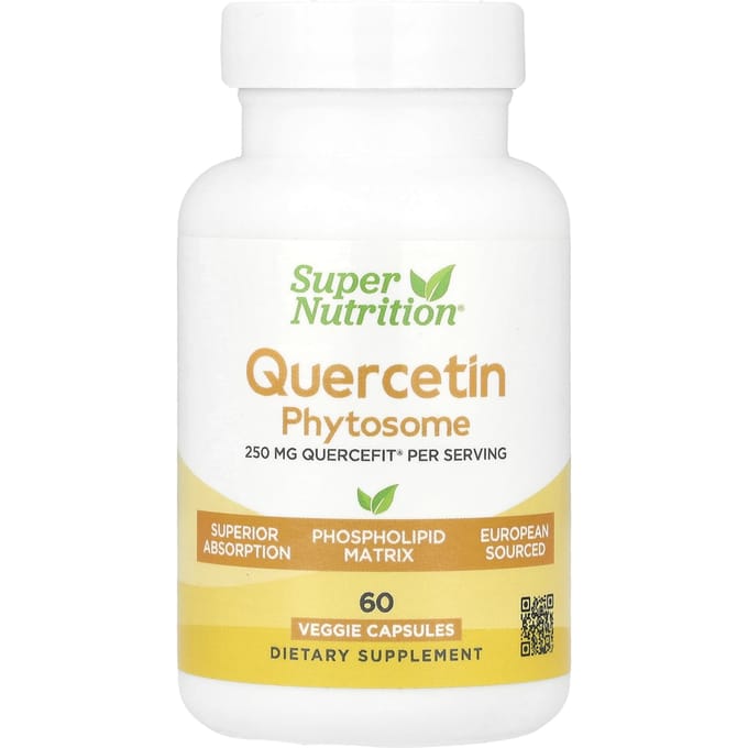 Phytosome de Quercétine Quercefit®, 250 mg, 60 Capsules Végétales