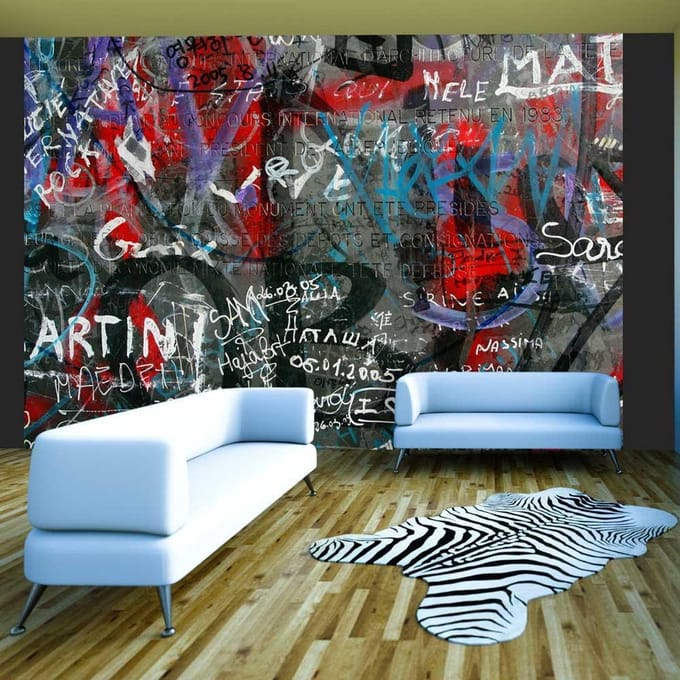 Fotobehang – Behangpapier - Fotobehang - Urban graffiti 300x231 - Artgeist