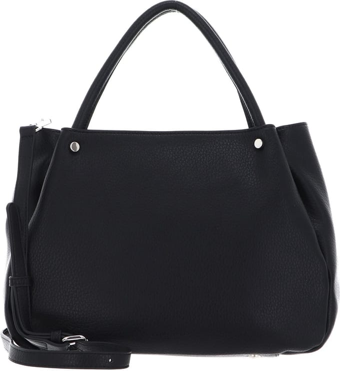 SEIDENFELT MANUFAKTUR Handtas Schoudertas Dale Handbag Black Zwart