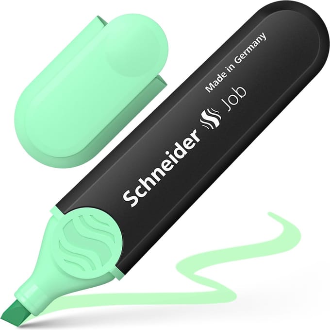 Schneider markeerstift - tekstmarker - Job pastel - mint - S-1524
