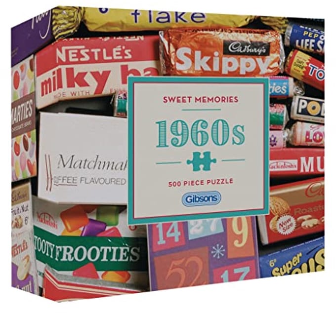 Puzzel van 500 stukken: Mooie herinneringen uit de jaren 60