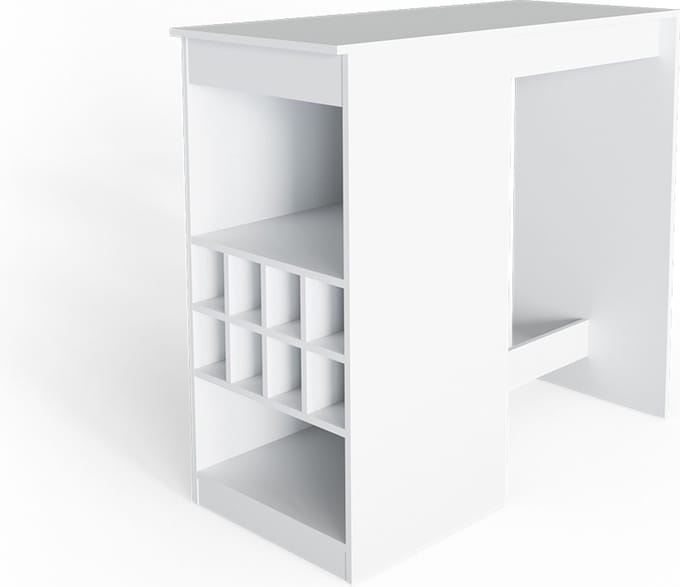Vicco Ross Bartafel – 115 x 50 cm Wit
