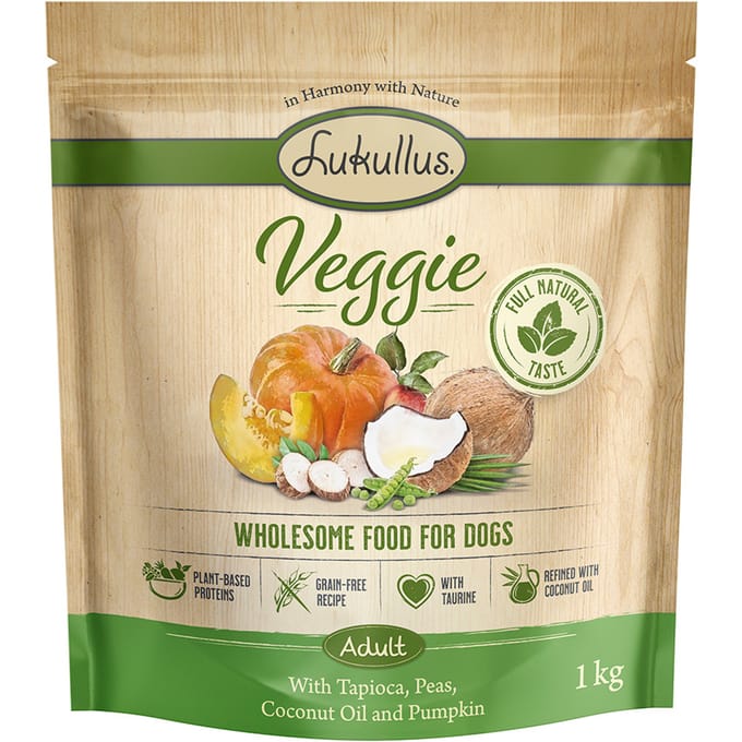 5x1kg Lukullus Veggie Graanvrij Honden Droogvoer