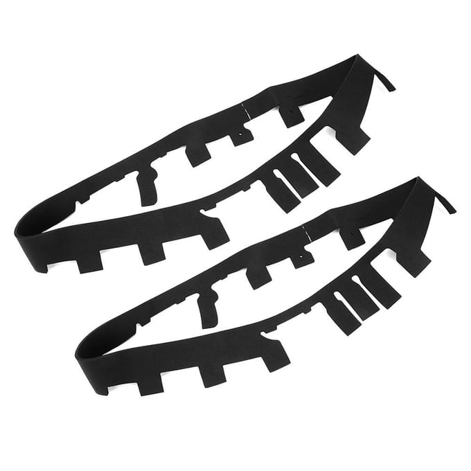 2 stuks Auto Koplamp Afdichtstrip Accessoire Geschikt voor Chevrolet Corvette C6 20052013 black