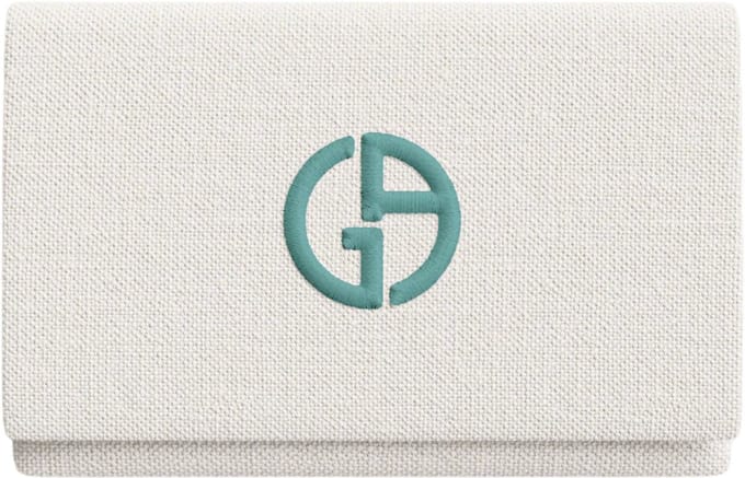 Giorgio Armani - Pouch - Creme - Summer - Met Rits - Tasje - Medium