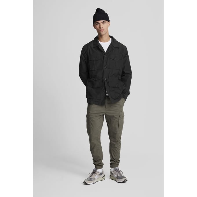 Lyle & Scott Field Jacket Jet Black Taglia: S | Giacche militari Outlet | Uomo | Nero