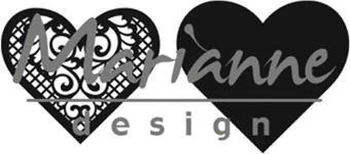 Marianne Design Craftable Mal Lace heart CR1428