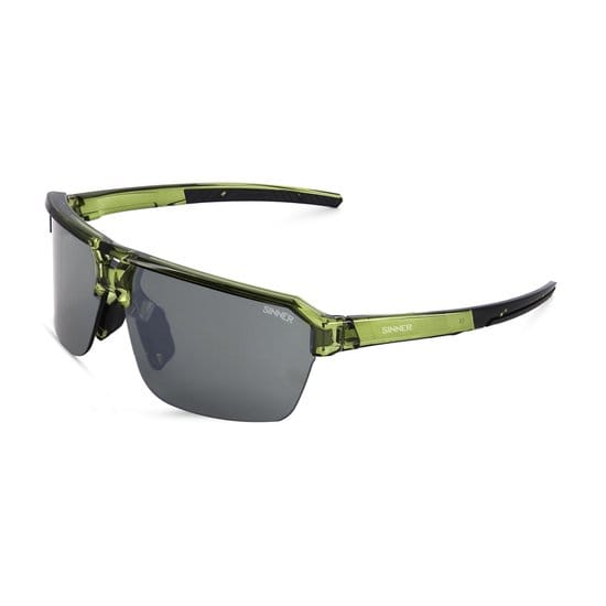 SINNER Bolt - Sportbril/ Zonnebril - Groen - Groene lens - Unisex - One size - BIO based frame