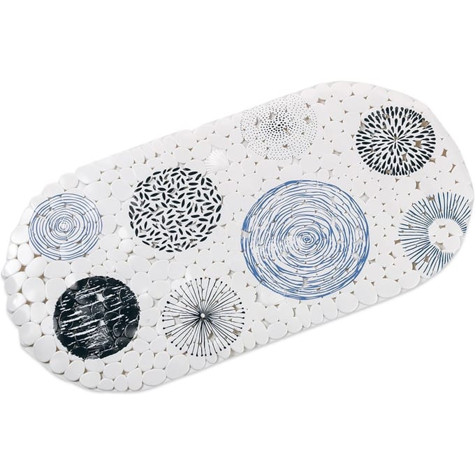 Baytex Antislip Badmat Blue Circles 69 cm x 35 cm