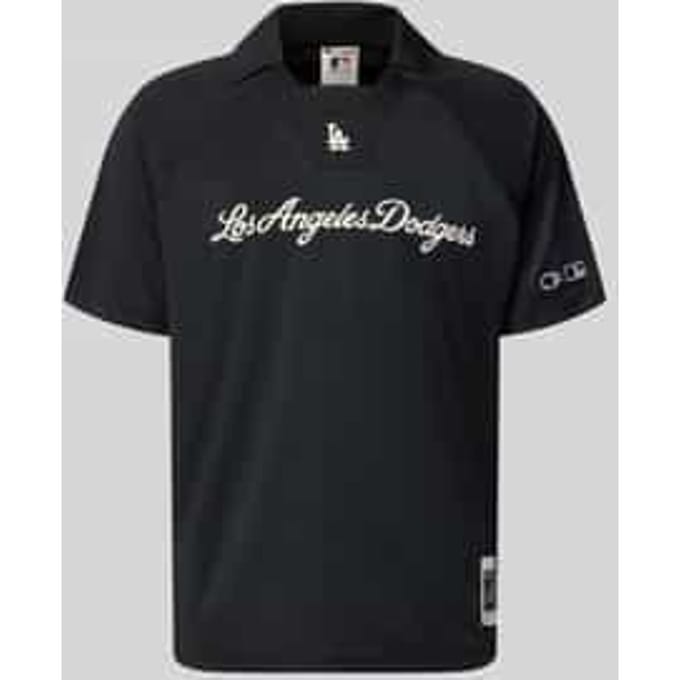 relaxed fit poloshirt met gestikt logo