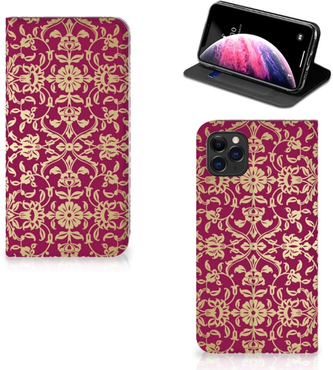 Telefoon Hoesje Apple iPhone 11 Pro Max Barok Pink