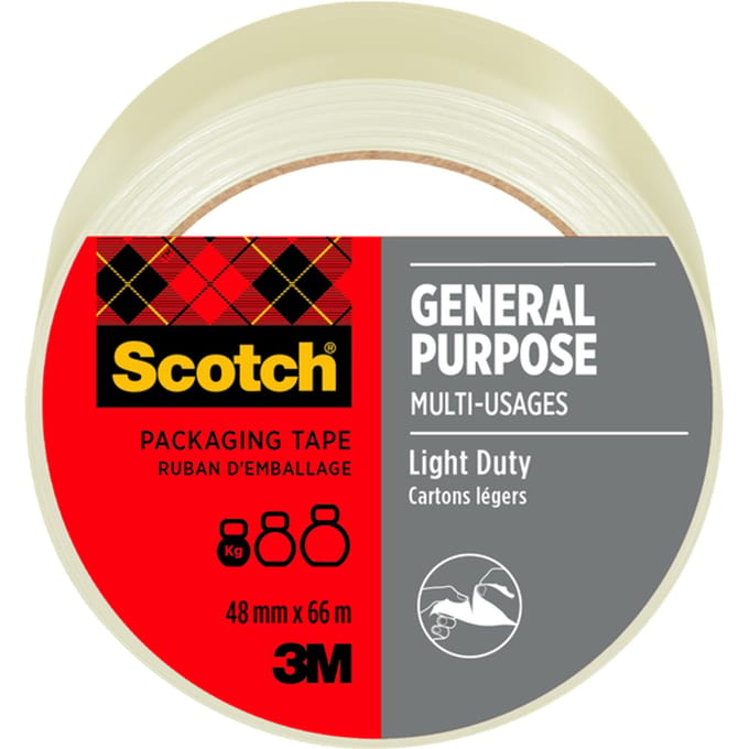 Scotch verpakkingsplakband Classic, ft 48 mm x 66 m, transparant, pak van 10 stuks
