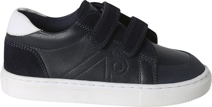 Vertbaudet Leren sneakers met klittenband, kleutercollectie