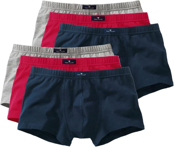 Heren Hip Pants 6-Pack Ondergoed – Comfortabele Heupshorts voor Mannen