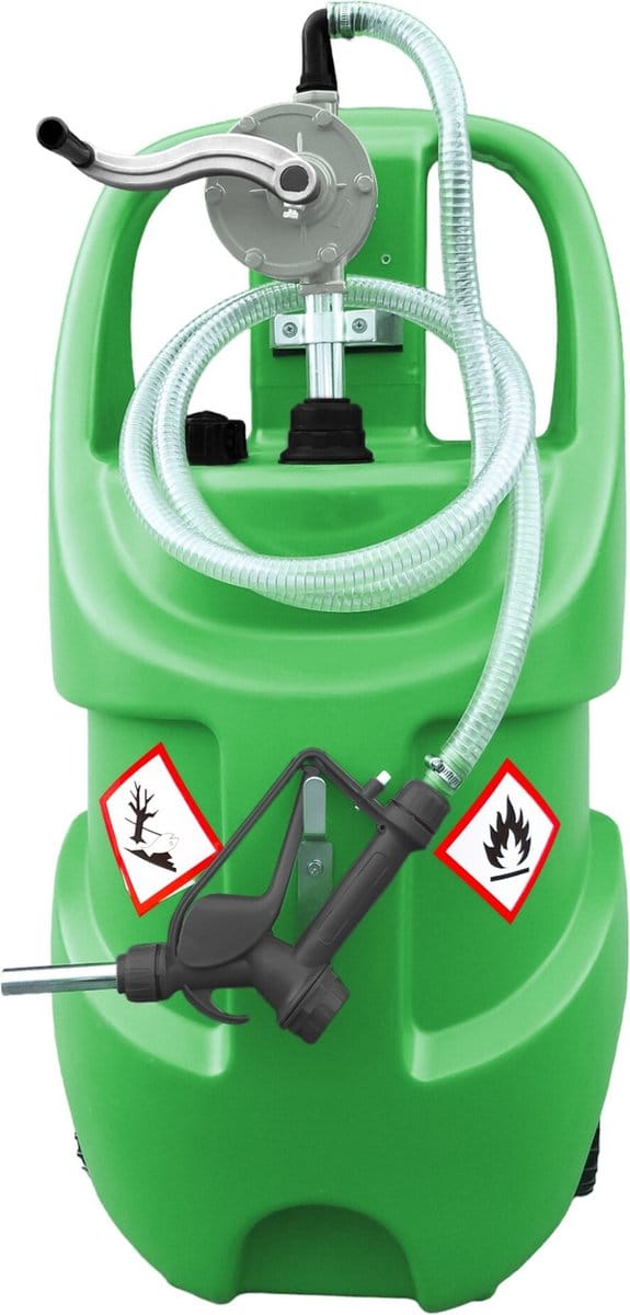 Tank benzine 75 l, manuele pomp + manueel pistool MW Tools TB75M