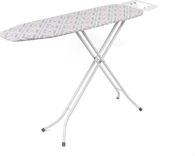 Strijkplank - Strijktafel - Kleding Strijken - 12 Hoogte-instellingen - 114 x 34 cm - Diamantprint