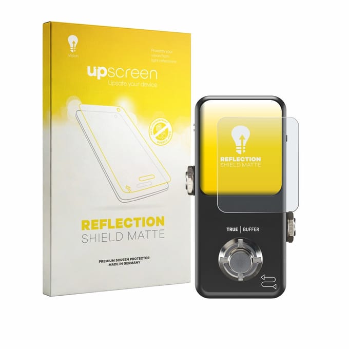 upscreen - Screenprotector voor TC Electronic POLYTUNE 3 Noir - Folie Beschermfolie anti glare matte