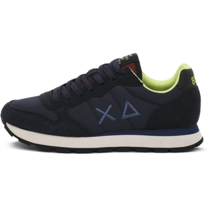 Sun68 Sneaker Tom Fluo Navy - Maat 41 - Heren - Sneakers