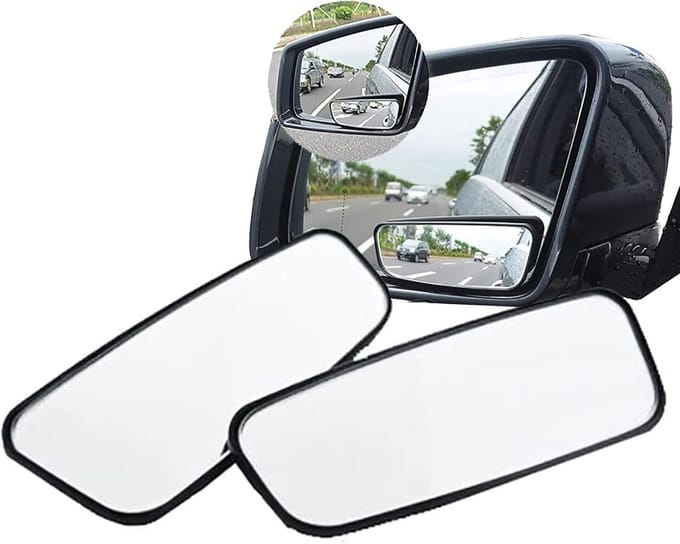 Solidchoice - Set van 2 Verstelbare Blind Spot Spiegels voor Auto