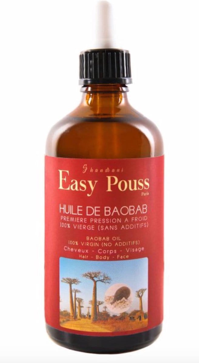 EASY POUSS BAOBAB OIL 100% VIRGIN  HAIR-BODY-FACE 100ML
