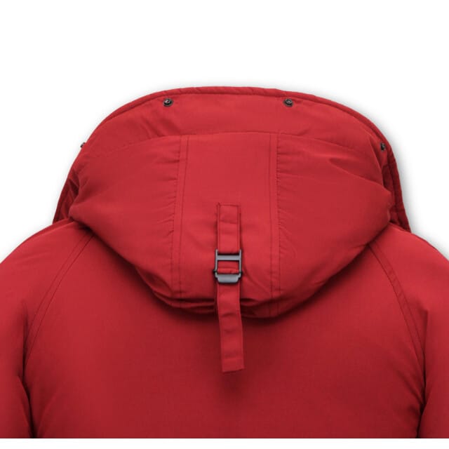 Korte Model Heren Winterjas - 8821 - Rood
