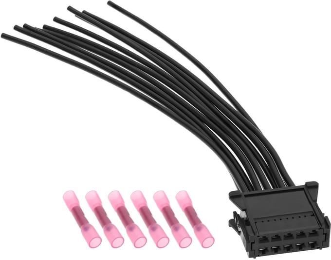 JHUBERS- Blowersconnector 10-pins - Blower Harness - Compatibel met Renault - 12V - 1A - Lengte 18cm - Connector