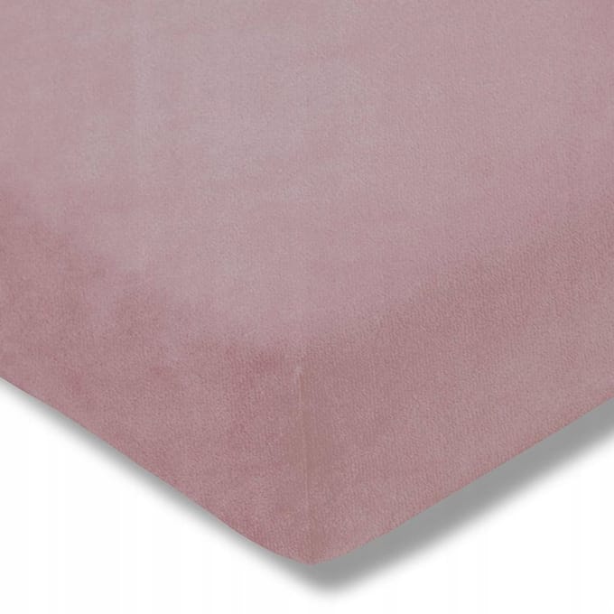 Estella Velours Hoeslaken 150x200cm - Zacht Roze