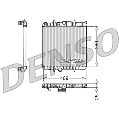 Radiator DENSO DRM21025