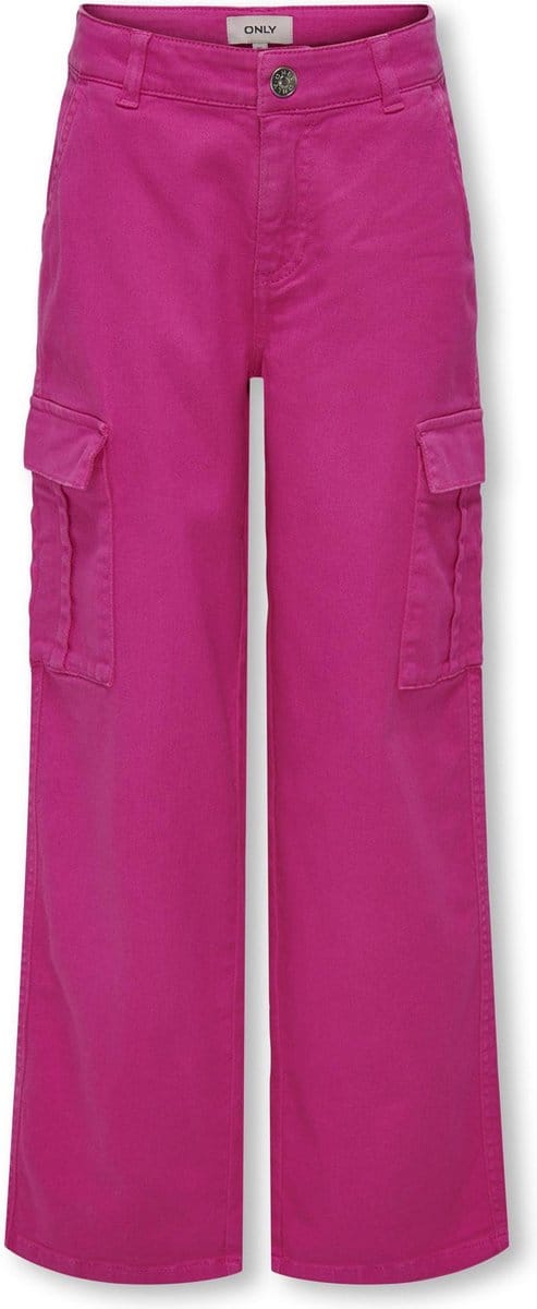 ONLY KOGYARROW-VOX STR CARGO PANT PNT NOOS Meisjes Broek - Raspberry Rose - Maat 164