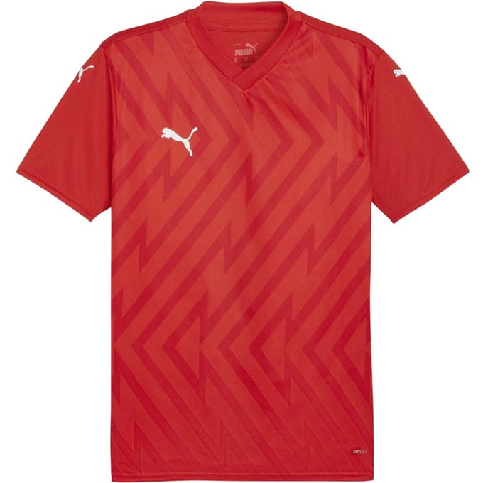 Puma Heren Teamglory Shirt T-Shirt (Rood/Wit)