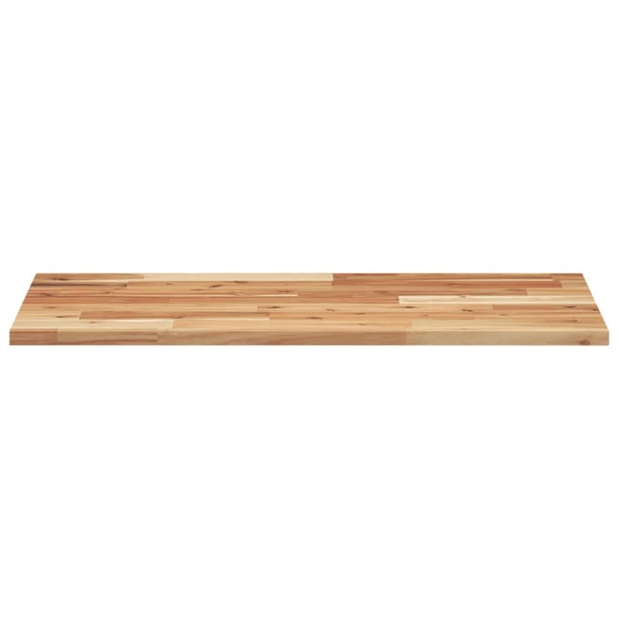 vidaXL - Wastafelblad - met - olieafwerking - 120x40x2 - cm - massief - acaciahout